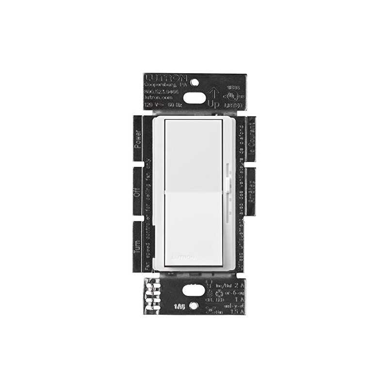 Lutron DVFSQ-LFH-WH- Interruptor de distribución eléctrica, Color Blanco