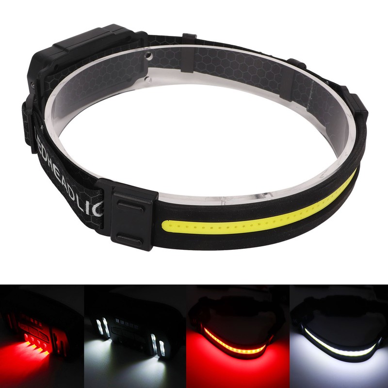 LED Headlamp XPG Induction COB Headlamp USB Rechargeable Head Light