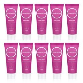Travel Size Conditioner in Bulk, Individually Wrapped Mini Hair Sample Trial Small Conditioner for Men Women Essential Toiletries Amenities for Hotel Guests Shelter/Homeless/Charity 1 oz (10 Pack)