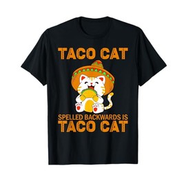 TacoCat for Kids Taco Cat Cinco de Mayo TacoCat Cat T-Shirt