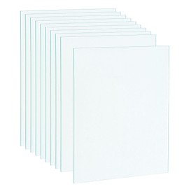 HARFINGTON 10pcs Welding Helmet Outer Cover Lens 4.53"x3.74"x0.03" for Darkening Welding Filter Protective Lens Welding Helmet Accessories, Clear