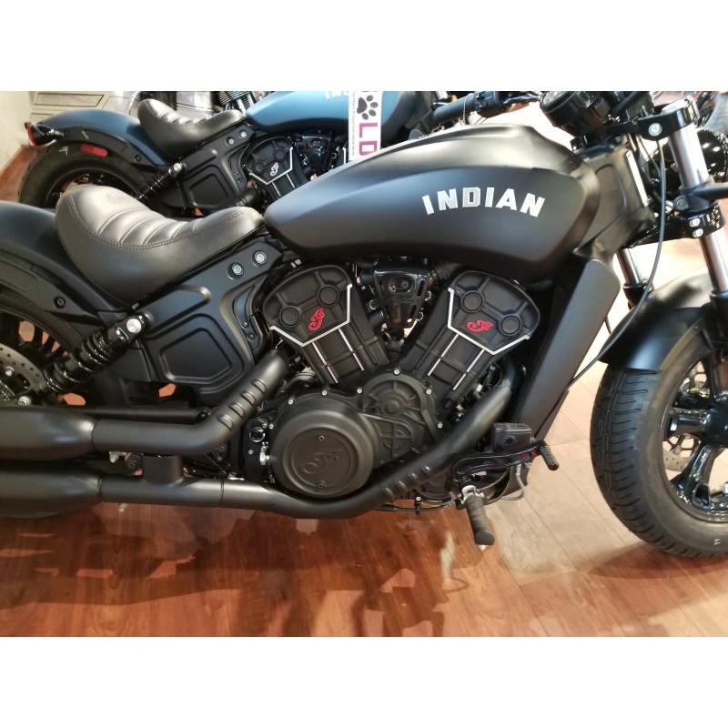 Indian Scout Motorcycle Cylinder "I" Script Decal, Sticker, Emblem