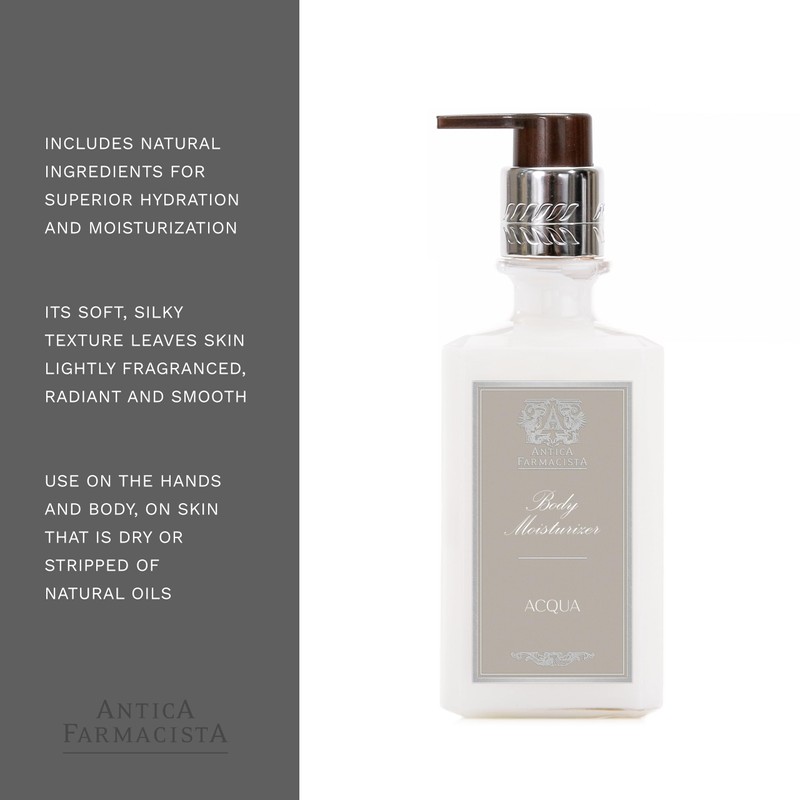 Antica Farmacista Body Moisturizer - Scented Moisturizing Lotion with Aloe