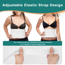 Organic Castor Oil Pack, Castor Oil Wrap, Organic Cotton Flannel for Castor Oil Pack Reusable with Adjustable Strap, Zipper Pocket, Naturopathic Alleviate Pain (Castor Oil Not Included)