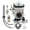 Pro PR46BT Carburetor for Poulan PR46BT PR48BT 46cc 48cc Gas