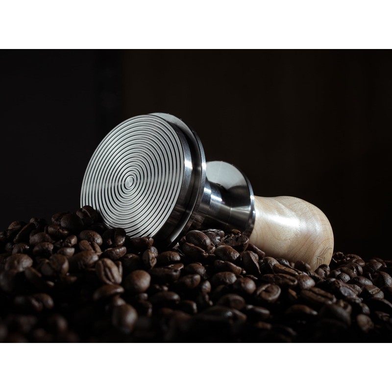 58.5mm Tamper Fits 58mm Portafilters Calibrated Auto-Leveling and Double Spring