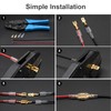 2.8,4.8,6.3mm Golden Quick Splice Male and Female Wire Spade Crimp