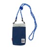 Chums Bag Rope Shoulder Pouch Sweat Nylon, H-Gray/Basic Navy