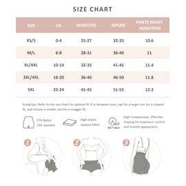 FeelinGirl Women Shapewear Tummy Control High Waisted Body Shaper Shorts for Women Butt Lifting Thigh Slimmer Shaper Girdle Panties Black
