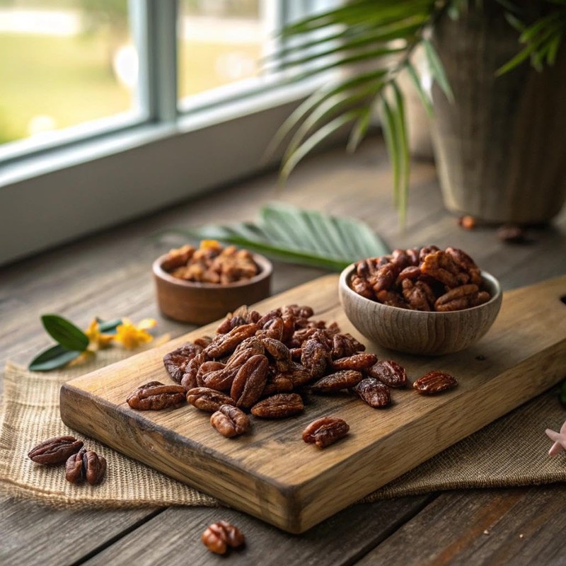 Sahale Snacks Banana Rum Pecans Glazed Mix, 1.5 Ounces (Pack