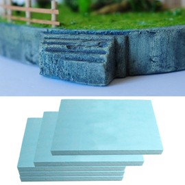 Perfeclan 15 x Foam Board Crafts Model Base Building Landscape Accessories 30 x 20 x 2 cm