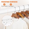 AeedWisp Closet Rod 17-39 Inches, Adjustable Heavy Duty Metal White