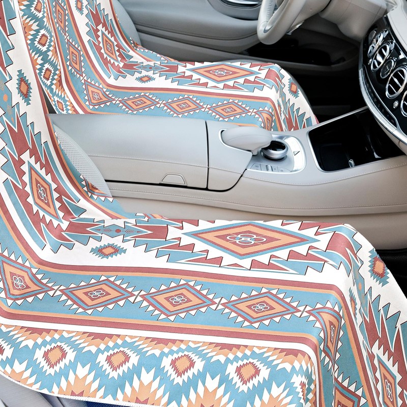 Hahafelt 2 Pack Car Seat Towel Covers with Storage Bag