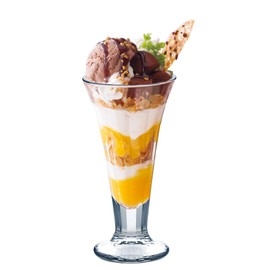 Toyo Sasaki P-02202 Glass Parfait Glass, 8.1 fl oz (235 ml), Made in Japan, Dishwasher Safe