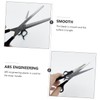 BIUDECO 2pcs Professional Sturdy Hair Shears Stainless Steel Flat Scissors