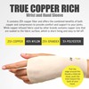 UptoFit- Copper Wrist Compression Sleeve, Hand Brace Wrist Support for