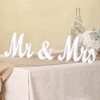 LinTimes Mr & Mrs Letter Embellishments for Wedding Decoration, Musuntas