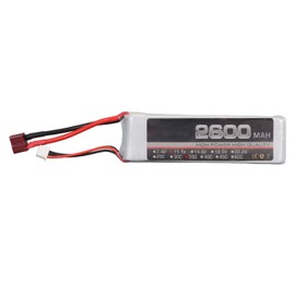 11.1V 35C 2600mAh 3S RC Lipo Battery for FPV Racing Drone Quadcopter Helicopter Airplane RC Boat RC Models T Plug