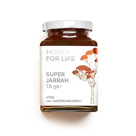 Honey For Life Super Jarrah TA50+ Medicinal Honey 500 g