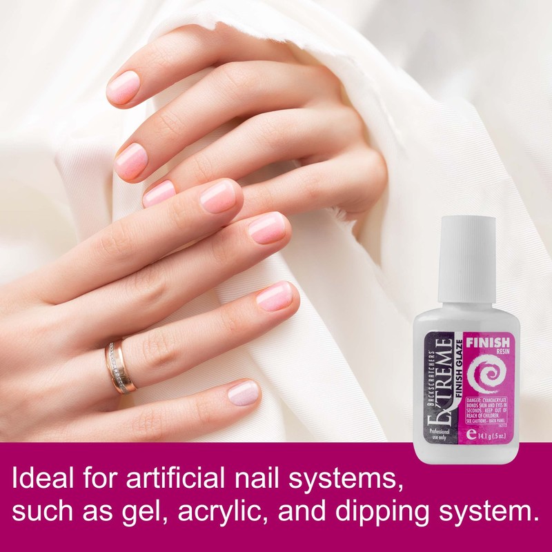 BACKSCRATCHERS Extreme Glaze - Coat Nails Resin For Acrylic Dipping