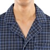 Fruit of the Loom Men's Flannel Pajama Sleep Set, Navy