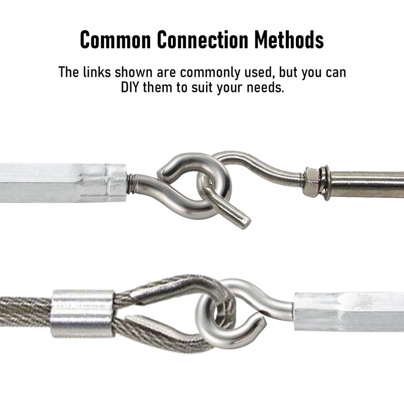 HOME MASTER HARDWARE Eye & Eye Turnbuckles for Cables Wire,Adjustable