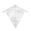 60 Degree and 120 Degree Acrylic Transparent Reusable Quilting Ruler