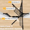 40.55" Extra Tall Baby Gate for Stairs Doorways, 63"-65.7" Auto