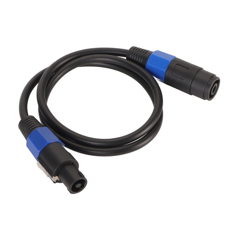 Professional Speaker Cable 3.3ft Long PVC Male Female Quick Twist