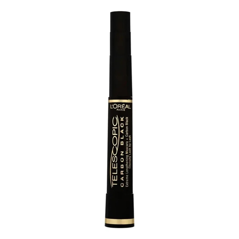 Máscara Para Pestañas L'oréal Telescopic Carbon Black 8 Ml