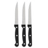 Gimel 518008 Coltello, Acciaio Inossidabile, Nero, 7 x 1,17 X