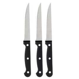 Gimel 518008 Coltello, Acciaio Inossidabile, Nero, 7 x 1,17 X 22 cm