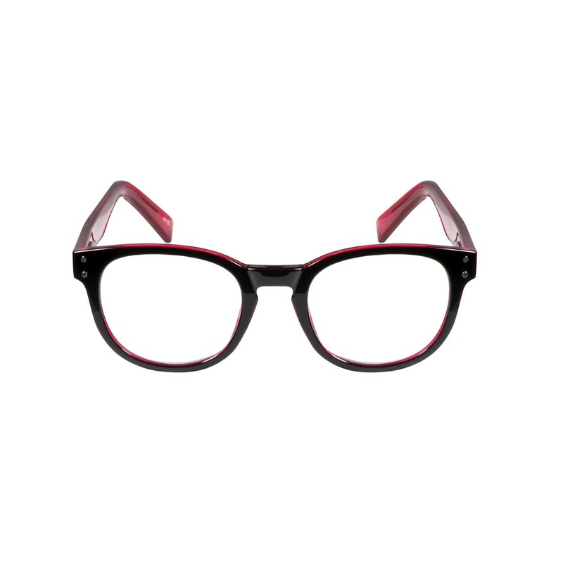 Select-A-Vision VK Couture Fashion Blue Light Eyewear, EVKB04-150-644, Black Red