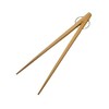 Natural Wood, Easy to Grip, Chopsticks Tongs, Cooking Tongs, Approx.