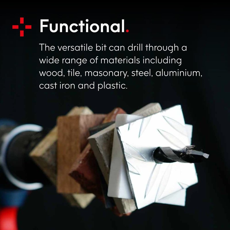 DART 5 PC Premium Hex Multipurpose Drill Bits Set -