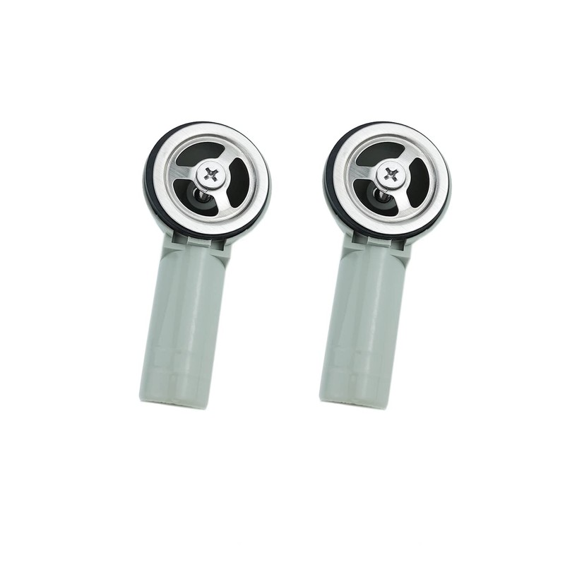 2x Overflow Pipes, Overflow Tube for Sink Extendible, Circular Interface(Size: