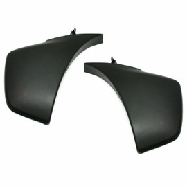 Parts N Go 2012-2015 Tacoma Black Bumper End Cap Extension Set Front Passenger Side Right TO1004177 TO1005177 5211304050 5211204050