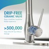 GIMILI Kitchen Faucet with Pull Down Sprayer Single Handle High