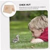 SUPVOX Chicken Wooden for Small Pets Cozy Hamster Hideout Design