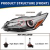 Headlights Assembly Pair for 2015 2016 2017 Toyota Camry LE/SE/XLE/XSE