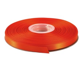 ITIsparkle 1/4" Inch Double Faced Satin Ribbon 50 Yards-Roll Set For Gift Wrapping Scrap Books Party Favor Hair Braids Baby Shower Decoration Floral Arrangement Craft Supplies, Tarrid Orange Ribbon