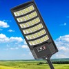 Heisolcool Solar Street Lights Outdoor Waterproof, Wide Angle Flood Light,