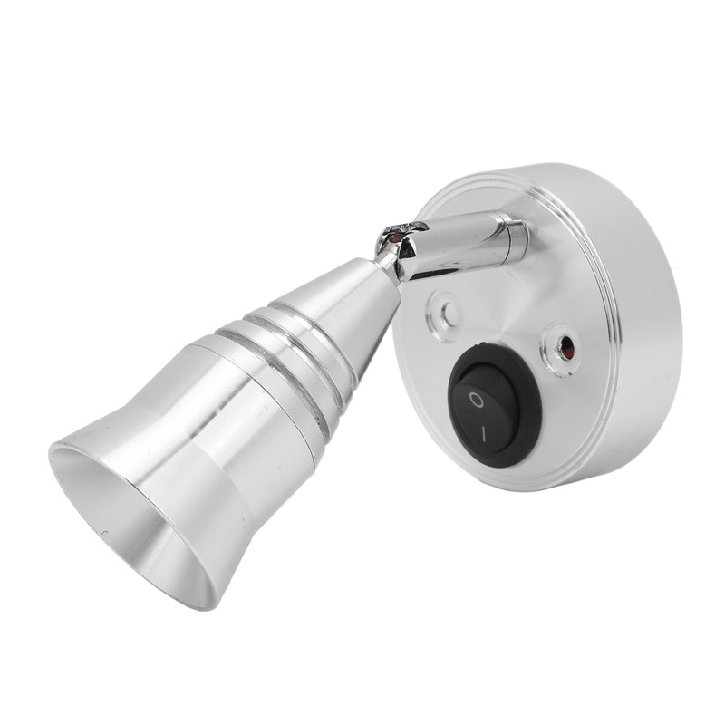 LED RV Reading Light 12V 3W Flexible Interior with Switch