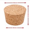 lilawelt24 Barrel Cork, 16 Sizes to Choose From, Natural Cork,