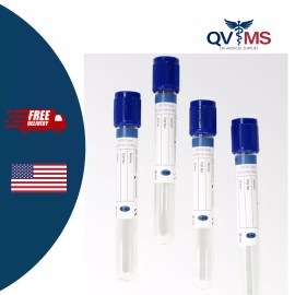 Wetex EDTA Tube 6ml K2 EDTA 10.8mg Tube Royal Blue Top (200 Pcs) EXP 5/2025