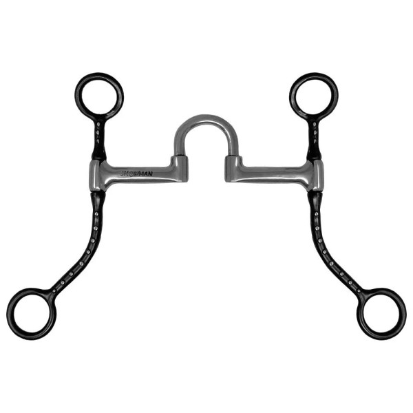 Showman Western Short Shank Correction Bit w/ Silver Dots