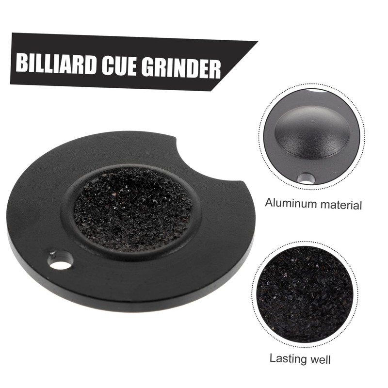 Toddmomy Pool Cue Sander Billiards Tip Shaper Cue Tip Trimmer
