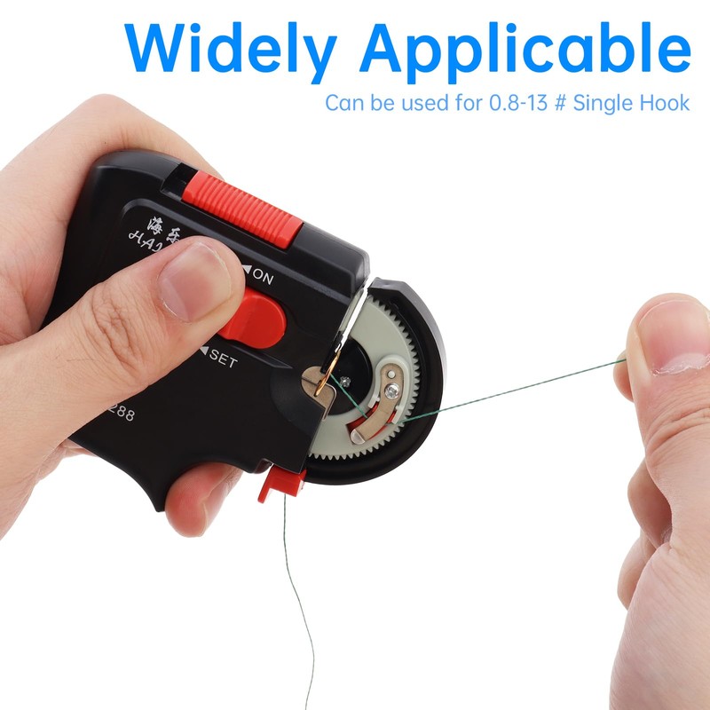 OriGlam Automatic Fishing Hook Tier Machine, Electric Device Fast Tying