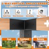 Gelacie Pergola Brackets Kit (Actual 3.9''x3.9'') 4x4 Woodworks Pergola Kit