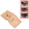 Eye Makeup Practice Board Open Close Eyes Reusable Silicone Mannequin